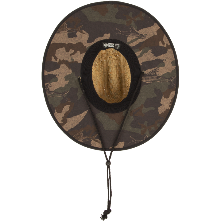 049664 SALTY CREW TIPPET COVER UP STRAW HAT CAMO
