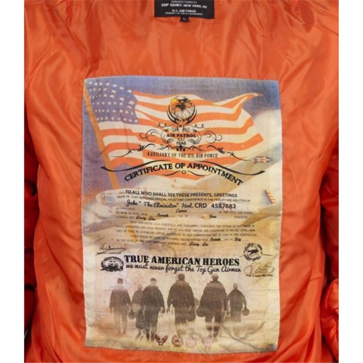 Top Gun® MA-1 Nylon Bomber Jacket with Patches