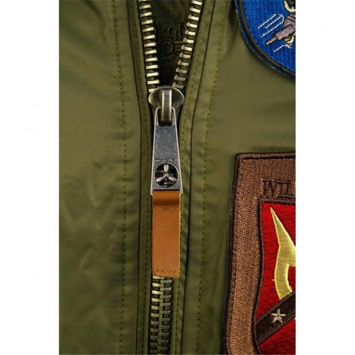 Top Gun® MA-1 Nylon Bomber Jacket with Patches