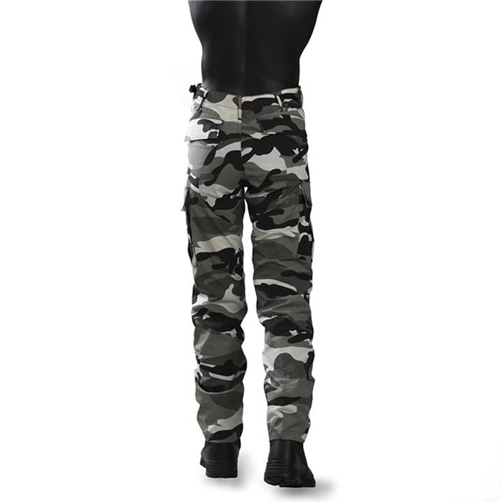 Παντελόνι παραλλαγής ριπ-στοπ πόλεως (ασπρόμαυρο)