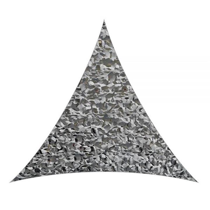 Δίχτυα Σκίασης σε τριγωνικό σχήμα με μεταλλικό πλαίσιο (πλευρά 5 μ.)