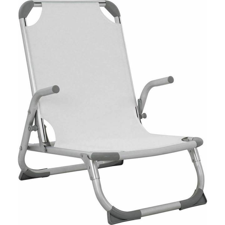 ΚΑΡΕΚΛΑΚΙ ΠΑΡΑΛΙΑΣ ΨΗΛΗ ΠΛΑΤΗ AGNES HM5053.03 ΒΑΡΕΩΣ ΤΥΠΟΥ ΑΛΟΥΜΙΝΙΟΥ 56x70x66 εκ