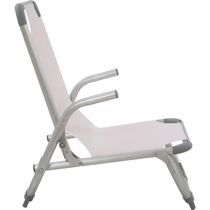 ΚΑΡΕΚΛΑΚΙ ΠΑΡΑΛΙΑΣ ΨΗΛΗ ΠΛΑΤΗ AGNES HM5053.03 ΒΑΡΕΩΣ ΤΥΠΟΥ ΑΛΟΥΜΙΝΙΟΥ 56x70x66 εκ