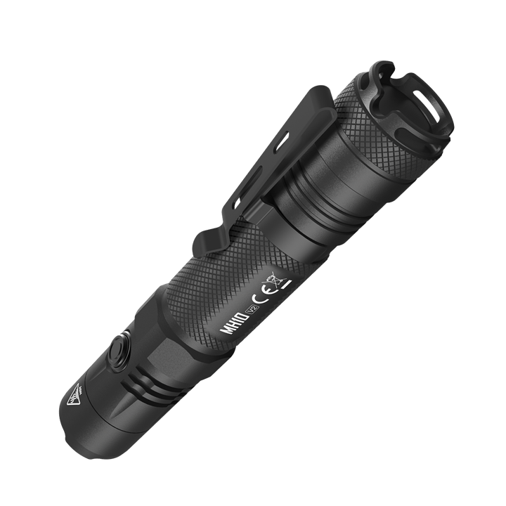 NiteCore Επαναφορτιζόμενος Φακός LED Αδιάβροχος IP68 με Μέγιστη Φωτεινότητα 1200lm MH10V2