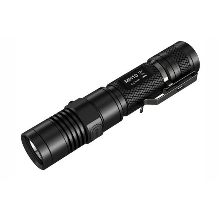 NiteCore Επαναφορτιζόμενος Φακός LED Αδιάβροχος IP68 με Μέγιστη Φωτεινότητα 1200lm MH10V2