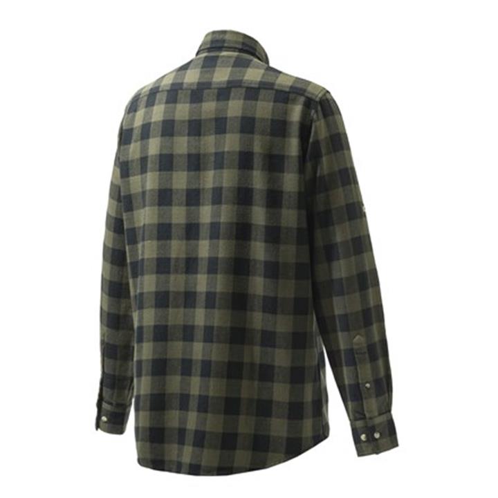 Πουκάμισο Overshirt Zippered Pocket Beretta λαδί