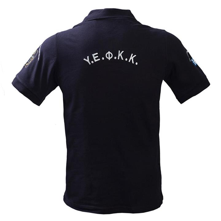 Μπλουζάκι POLO κοντομάνικο με κέντημα ΥΕΦΚΚ