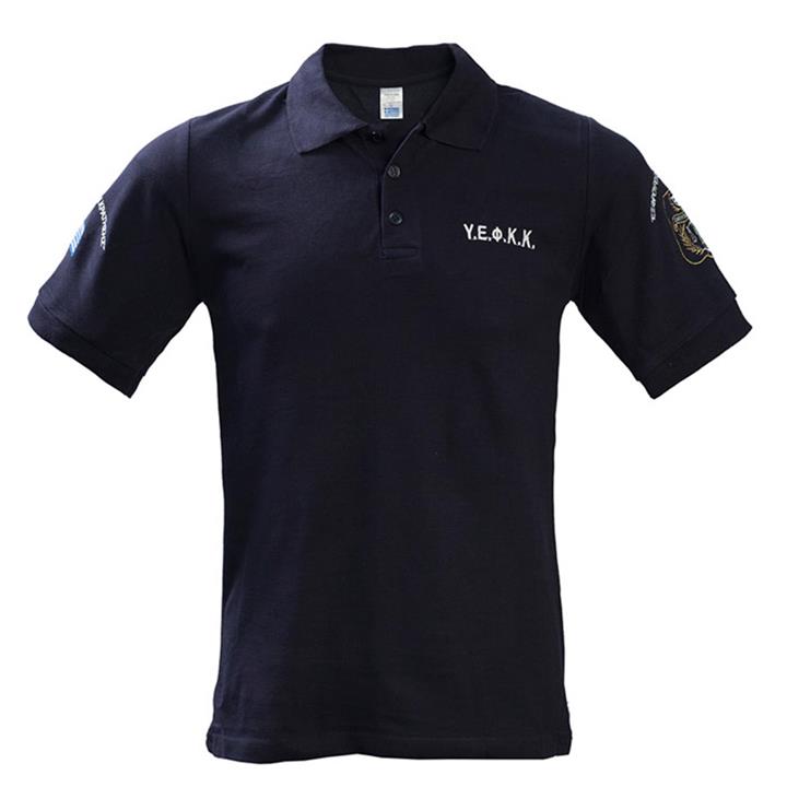 Μπλουζάκι POLO κοντομάνικο με κέντημα ΥΕΦΚΚ