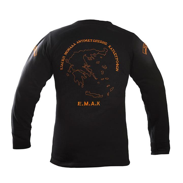 Φούτερ βαμβακερό 100% με κέντημα Εθελοντών ΕΜΑΚ