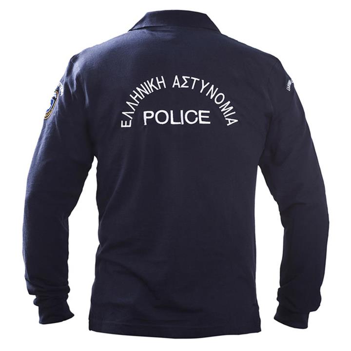 Μπλουζάκι ΠΟΛΟ μακρύ μανίκι με κέντημα (Αστυνομίας)