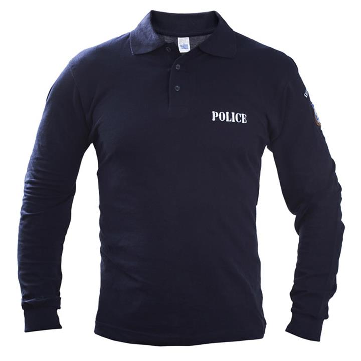 Μπλουζάκι ΠΟΛΟ μακρύ μανίκι με κέντημα (Αστυνομίας)