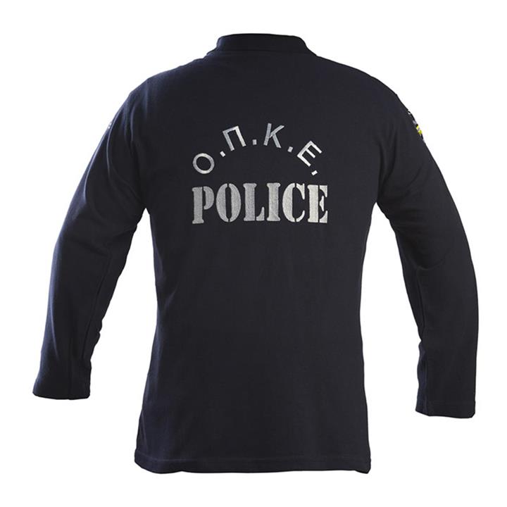 Μπλουζάκι ΠΟΛΟ μακρύ μανίκι με κέντημα (Ο.Π.Κ.Ε., Ε.Κ.Α.Μ.)