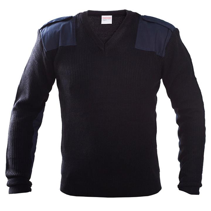 Πουλόβερ με V Αστυνομίας μπλε