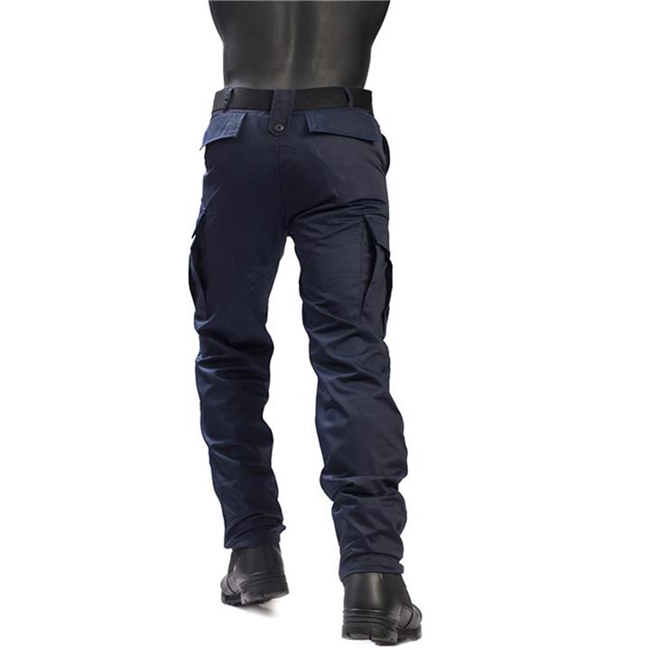 Παντελόνι επιχειρησιακό καμπαρτίνα μπλε