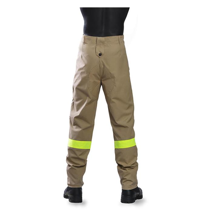 Παντελόνι Πυροσβεστικής Εποχικών (καφέ) με κίτρινα ανακλαστικά