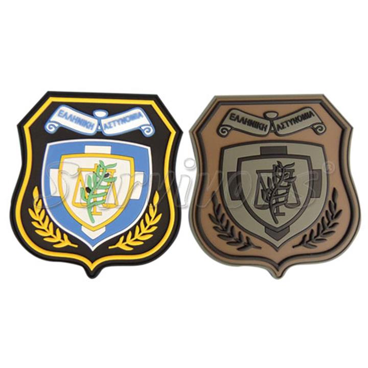 Σήματα 3D αστυνομίας μπράτσου με Velcro 