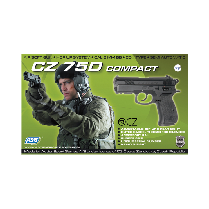 ΠΙΣΤΟΛΙ SOFT GNB, ASG, CO2, CZ75D Compact